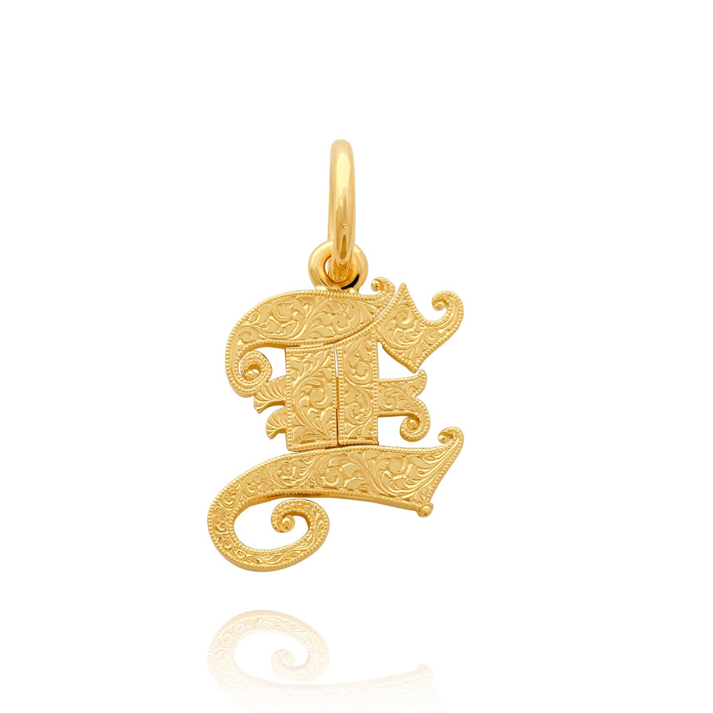 Engraved Letters Pendant - Large