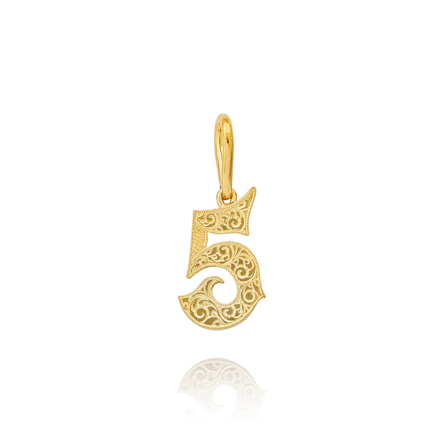 Engraved Numbers Pendant - Classic