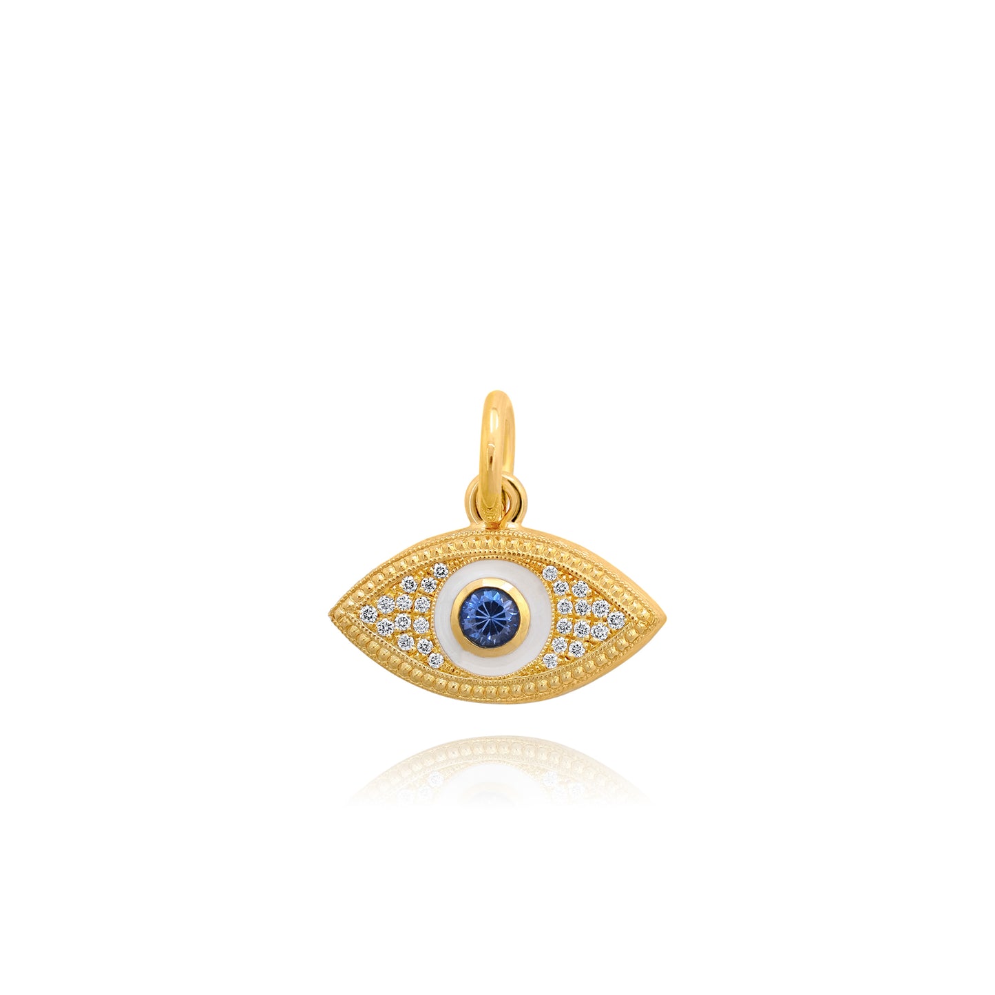 EVIL EYE PENDANT - ENGRAVED