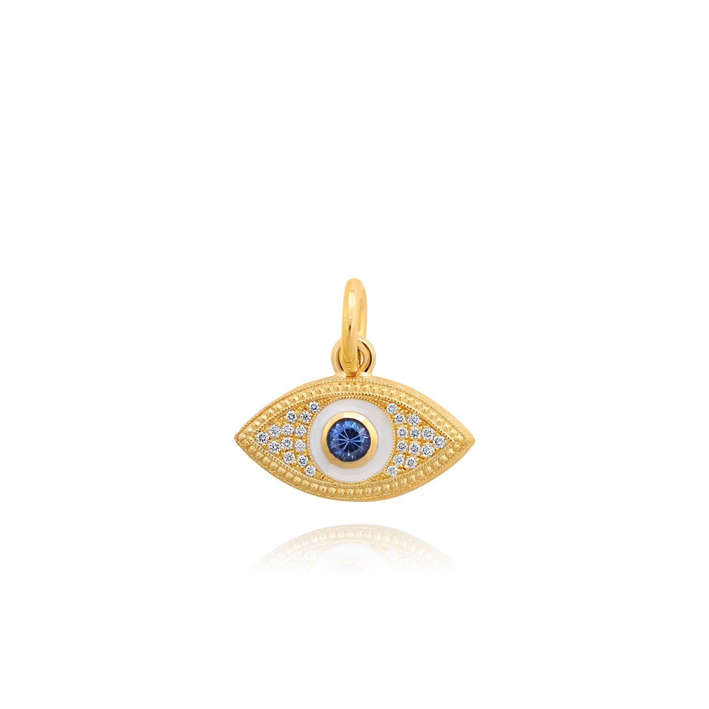 EVIL EYE PENDANT - ENGRAVED